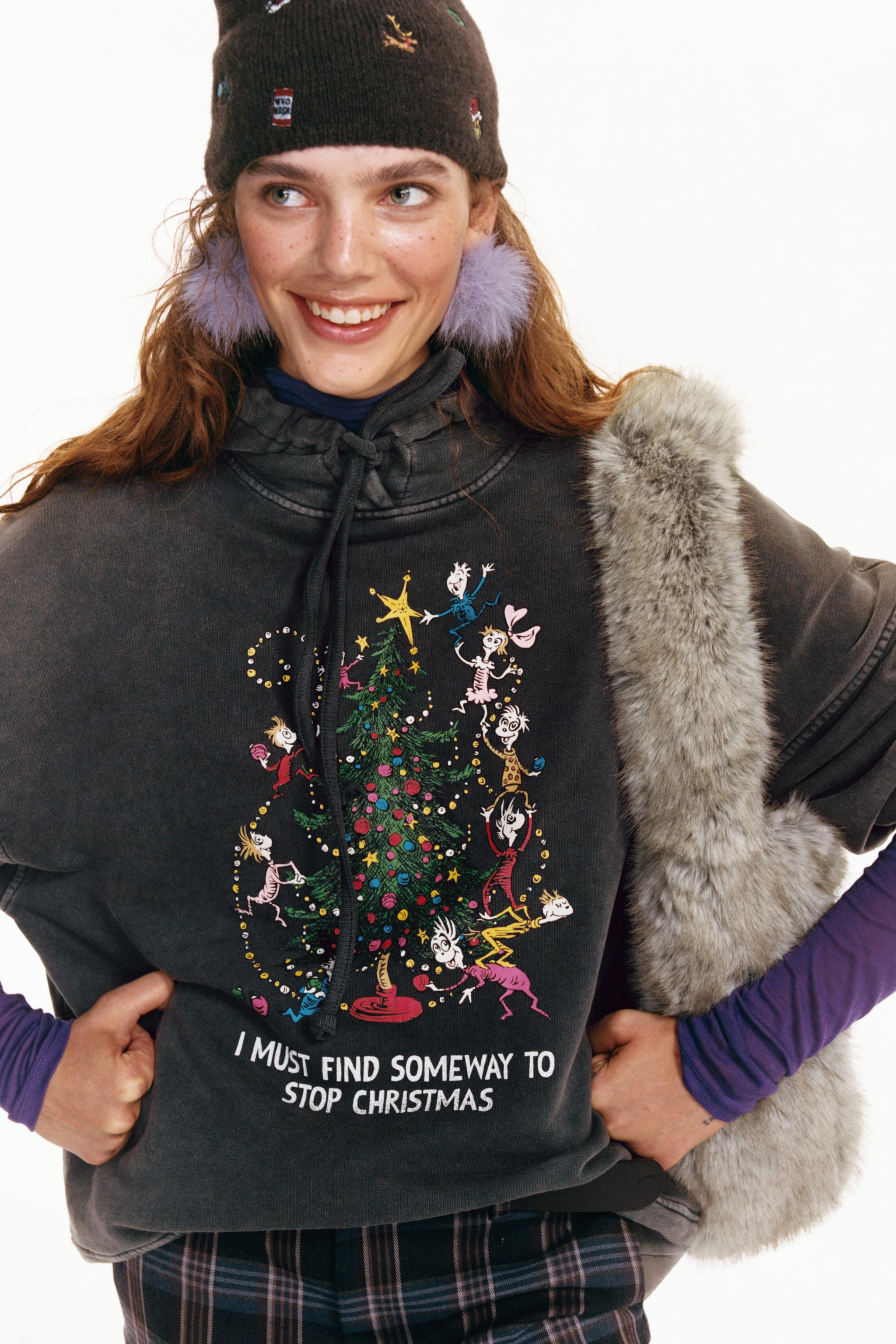 GRINCH™ CHRISTMAS WASHED EFFECT SWEATSHIRT